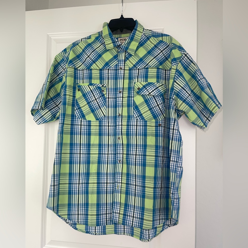PD&C Men's Button Up Shirt Size XL